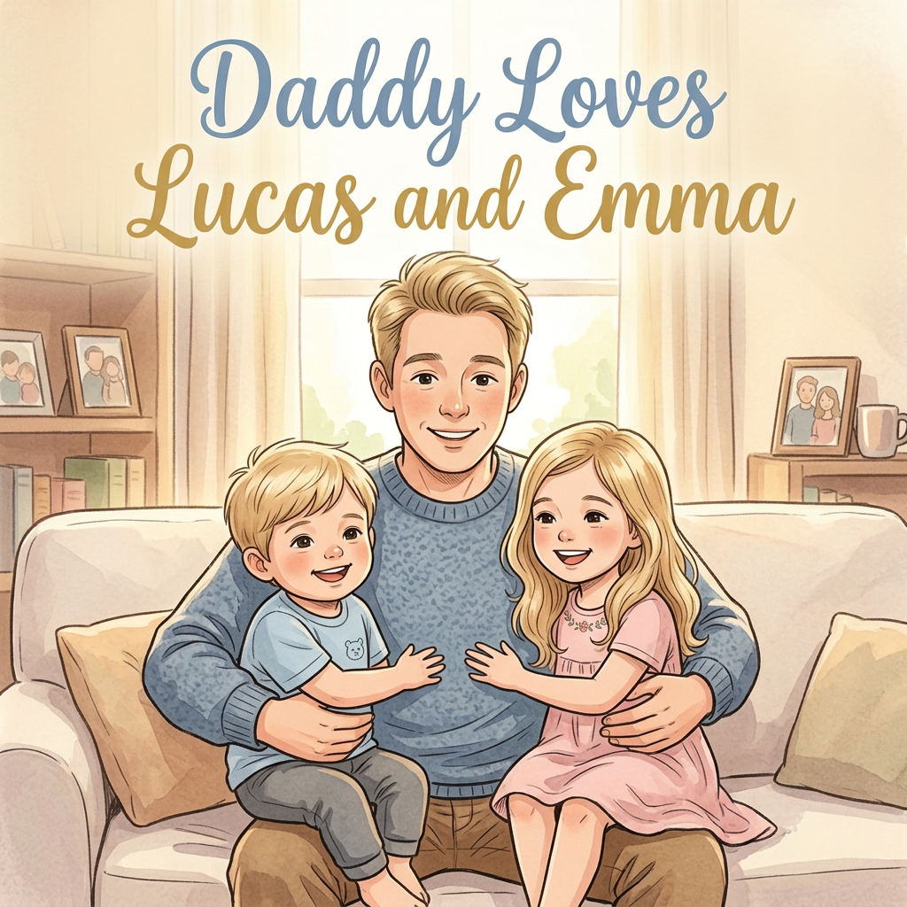 [Adult] Loves [Child] and [Child2] cover