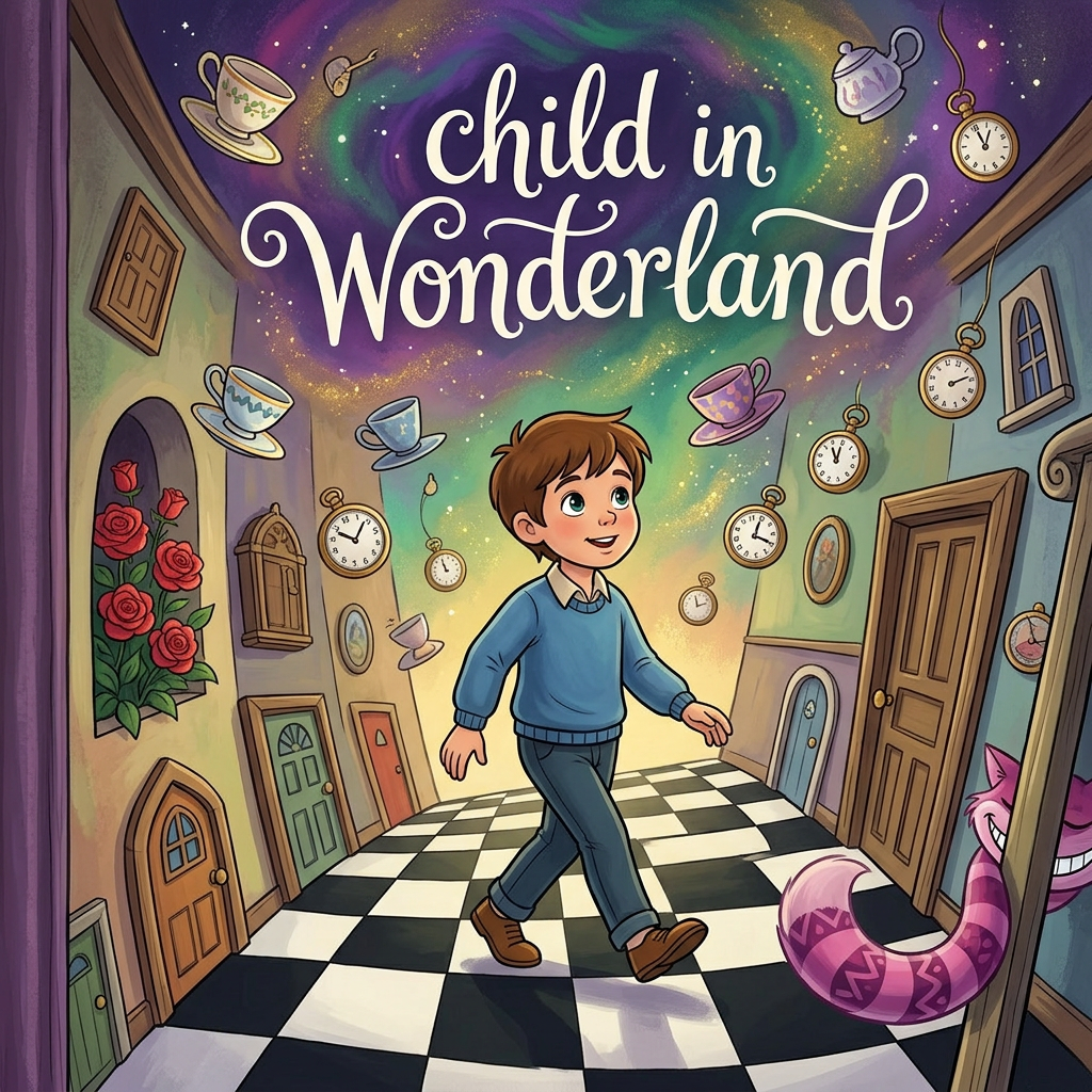 child in Wonderland, cover