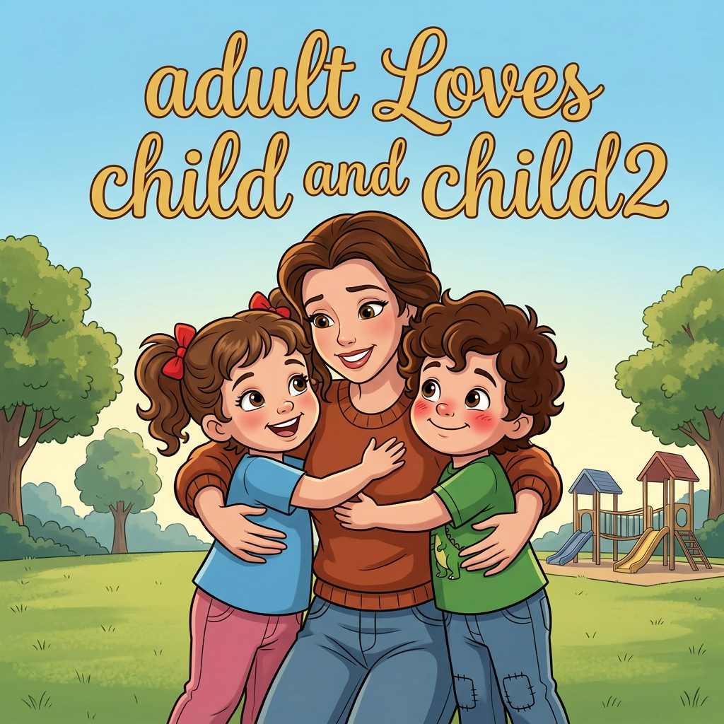 adult Loves child and child2, cover